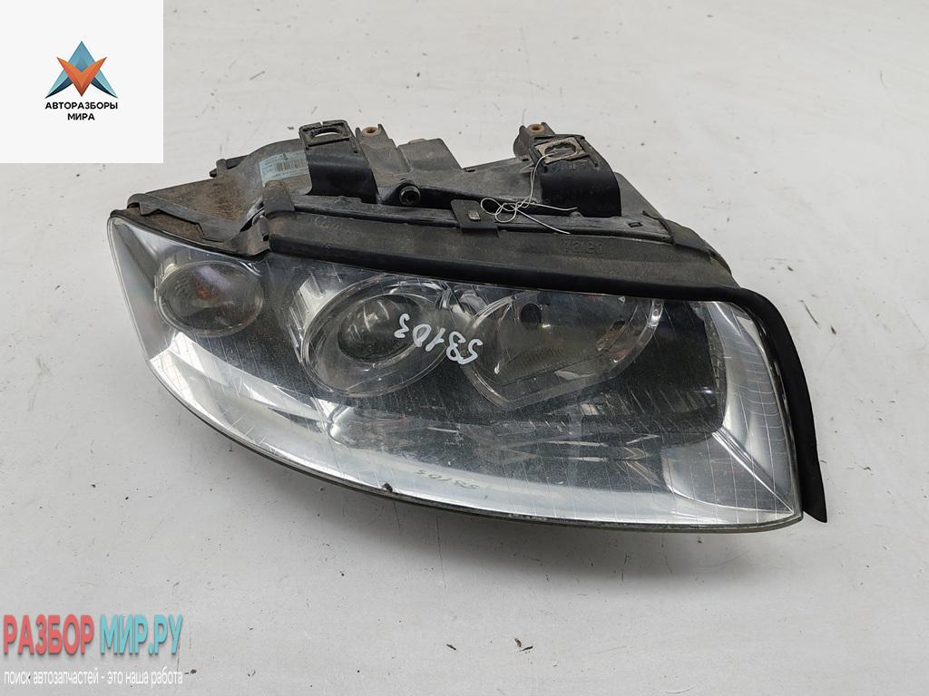 фара правая Audi A4 B6 2001, 2.0 л., бензин, МКПП, серый, универсал, 8E0941004F - фото №1