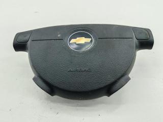 подушка безопасности водителя Chevrolet Kalos (Aveo) 2007, 1.4 л., бензин, МКПП, чёрный, хетчбэк 5 дв., 96803209