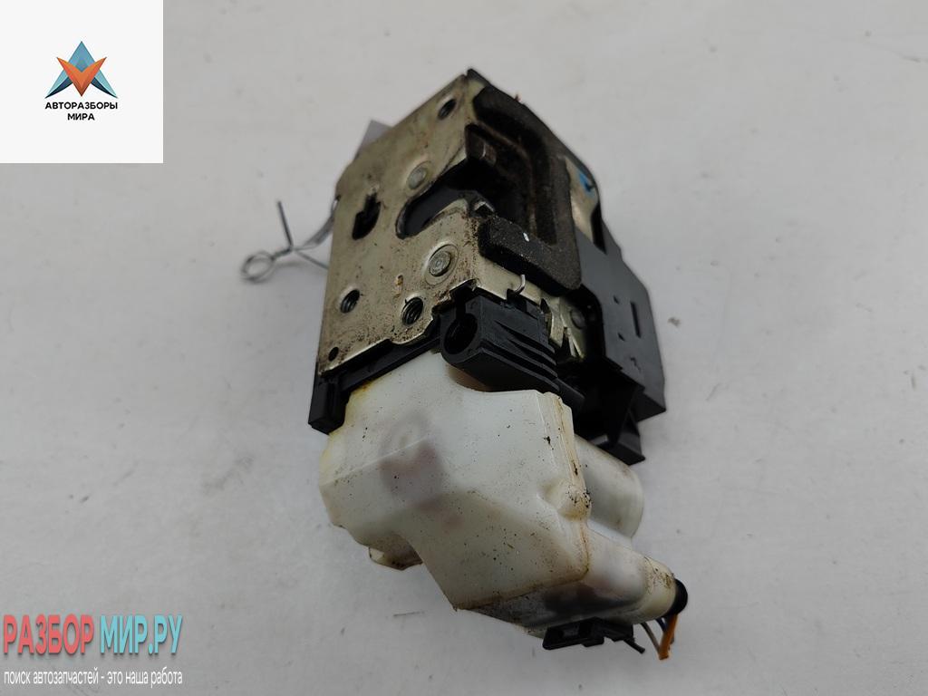 замок двери передней левой Fiat Doblo 1 поколение 2002, 1.6 л., бензин, МКПП, красный, фургон - фото №1