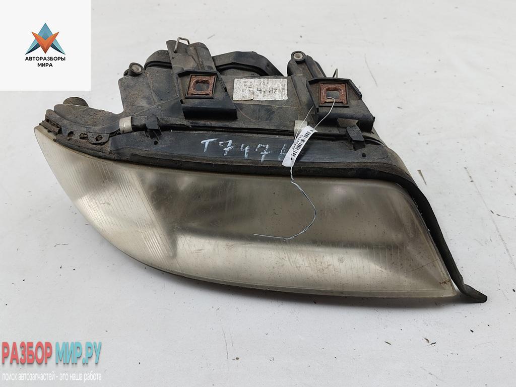 фара правая Audi A6 4B/C5 1999, 2.4 л., бензин, АКПП, зелёный, универсал - фото №1