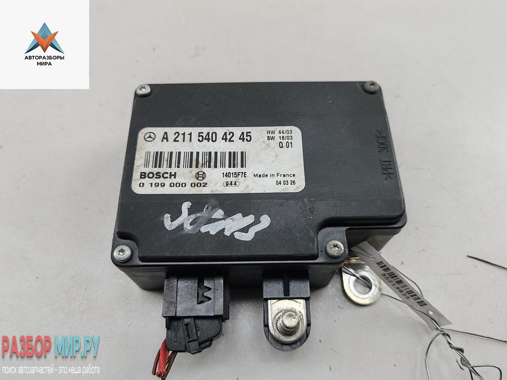 Блок управления аккумулятором Mercedes-Benz E-Класс W211/S211 2004, 3.2 л., дизель, АКПП, синий, универсал, 2115404245 - фото №1