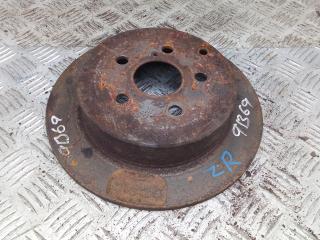 диск тормозной задний Toyota Prius 2 поколение 2007, 1.5 л., электро, АКПП, хетчбэк 5 дв.