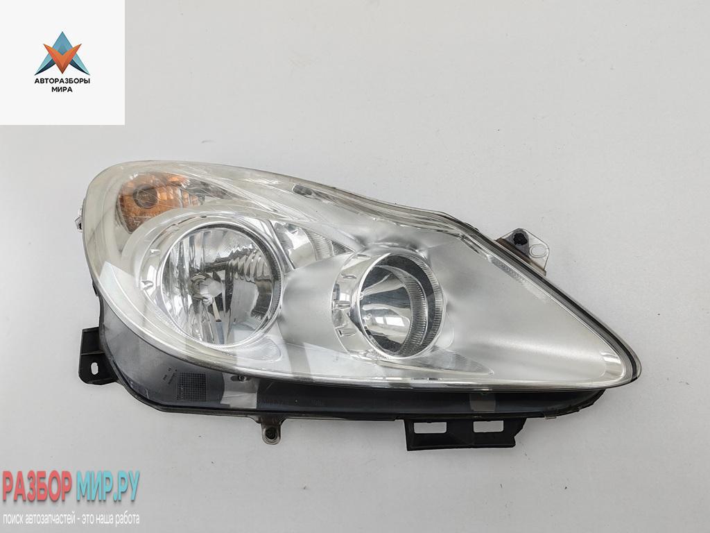 фара правая Opel Corsa D 2007, 1.2 л., бензин, робот, серый, хетчбэк 5 дв., 13186382 - фото №1