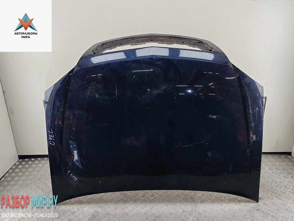 капот Opel Vectra C 2004, 2.2 л., бензин, МКПП, синий, универсал - фото №1