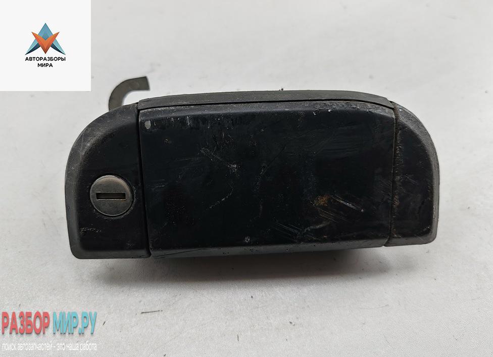 ручка наружная передняя правая Volkswagen Transporter T4 1995, 2.4 л., дизель, МКПП, серый, микроавтобус, 701837210 - фото №1