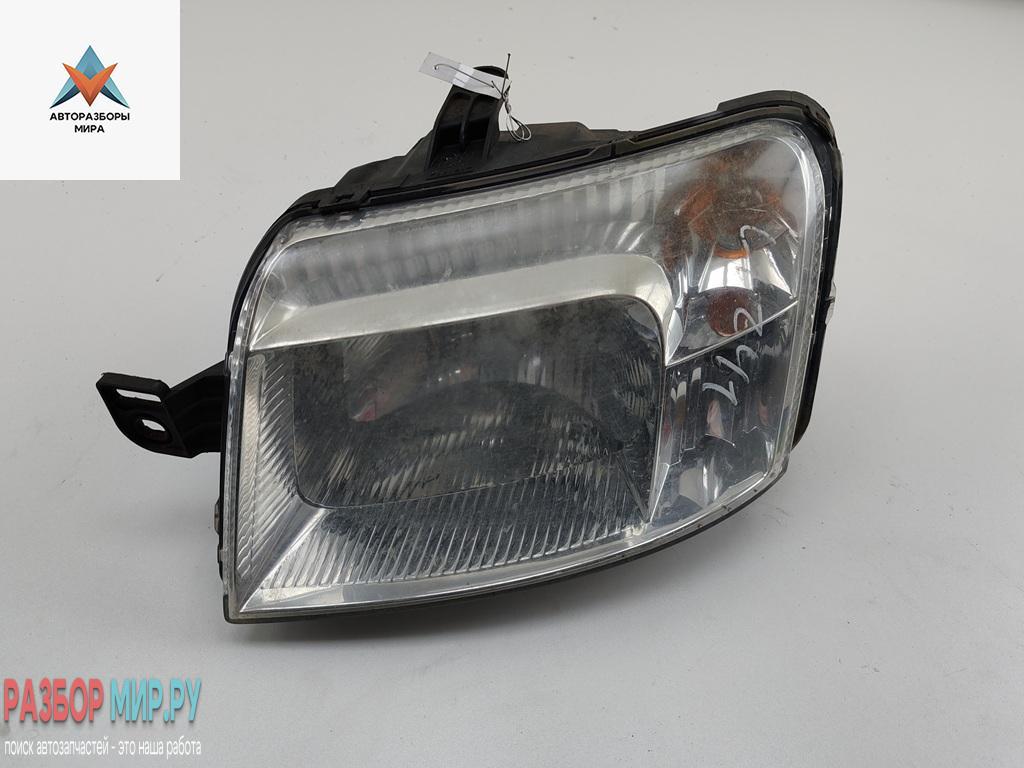 фара левая Fiat Panda 2 поколение 2009, 1.2 л., бензин, МКПП, чёрный, хетчбэк 5 дв. - фото №1