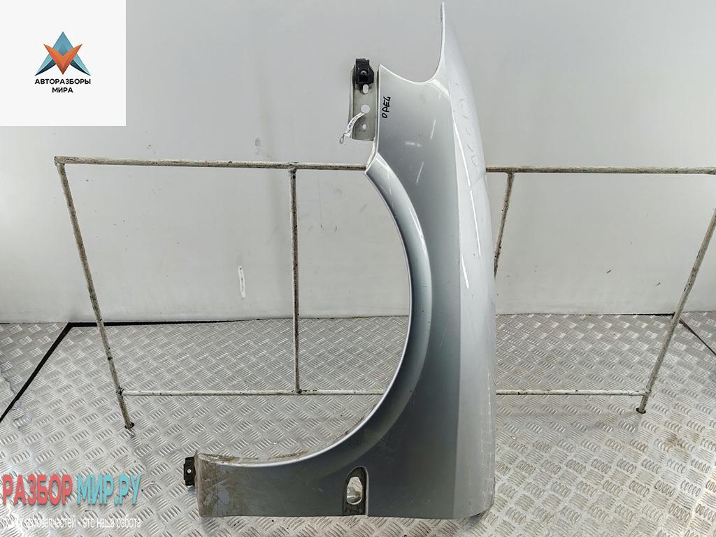 крыло переднее левое Opel Vectra B 1998, 1.6 л., бензин, МКПП, серый, седан - фото №1