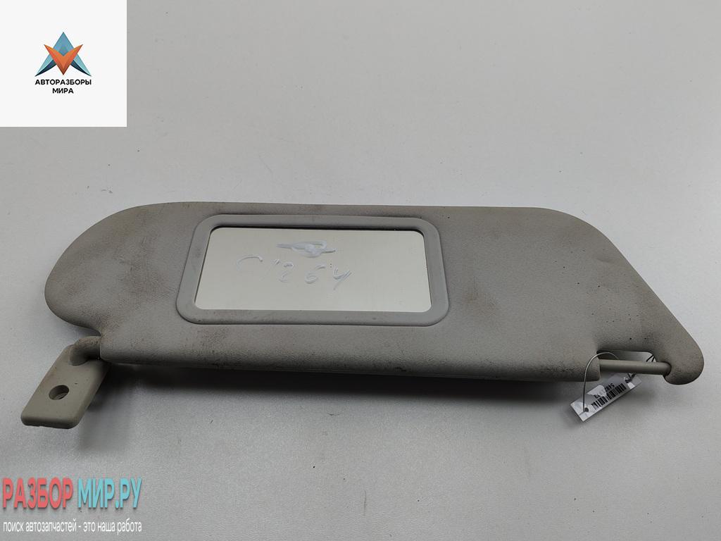 козырек солнцезащитный Opel Astra G 2001, 1.6 л., бензин, АКПП, серый, универсал, 09153069 - фото №1