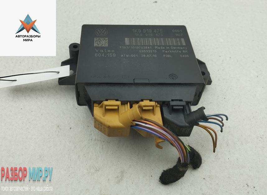 блок управления парктрониками Volkswagen Golf 6 поколение 2010, 1.6 л., дизель, МКПП, серый, универсал, 1K0919475 - фото №1