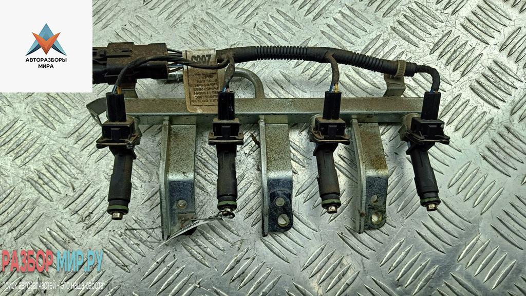 Форсунка топливная (комплект) Chevrolet Spark M300 2010, 1.2 л., бензин, МКПП, красный, хетчбэк 5 дв., 96800843 - фото №1