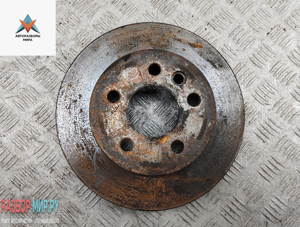 диск тормозной передний Volkswagen Transporter T4 1993, 2.4 л., дизель, МКПП, красный, микроавтобус - фото №1