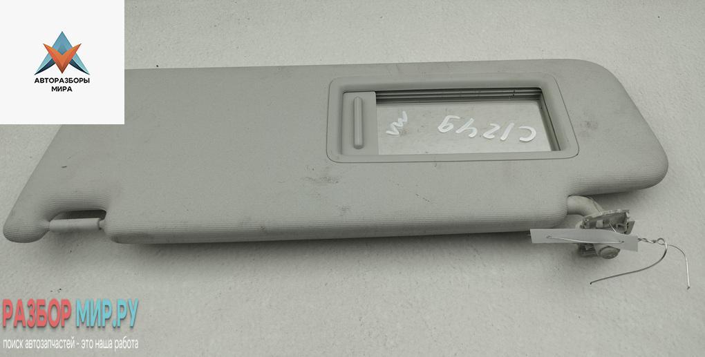 козырек солнцезащитный Skoda Fabia mk3 (NJ) 2015, 1.2 л., бензин, МКПП, белый, универсал, 5JC857551 - фото №1