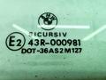 стекло двери задней левой BMW 5 серия E39 1998, 2.0 л., бензин, МКПП, серый, седан - фото №2