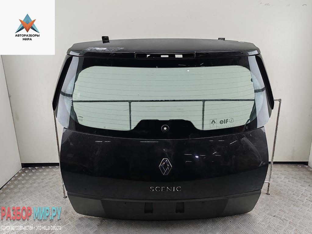 крышка багажника Renault Scenic 2 поколение 2005, чёрный, минивэн - фото №1