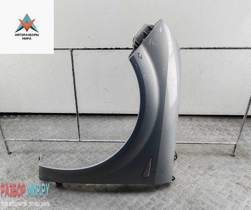 крыло переднее левое Renault Scenic 2 поколение 2003, 2.0 л., бензин, АКПП, серый, минивэн, 8200020568 - фото №1