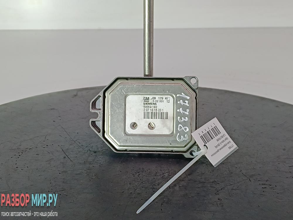 Блок управления двигателем Opel Astra G 2002, цвет, 09179499 - фото №1