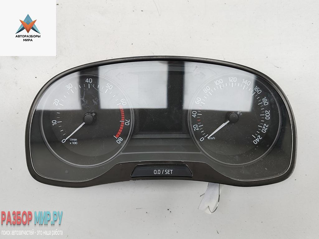 приборная панель Skoda Fabia mk3 (NJ) 2015, 1.2 л., бензин, МКПП, белый, универсал, 6V0920700A - фото №1