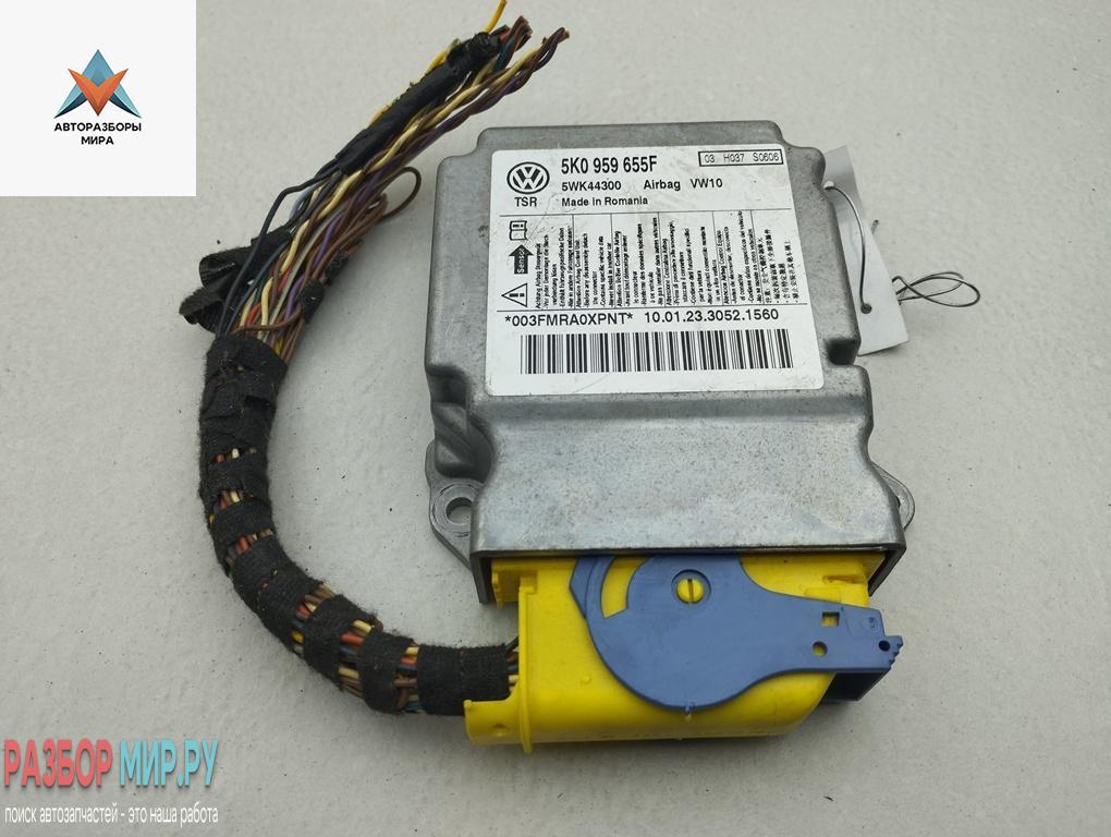 блок AirBag Skoda Yeti 1 поколение 2010, 2.0 л., дизель, МКПП, коричневый, внедорожник 5 дв., 5K0959655F - фото №1