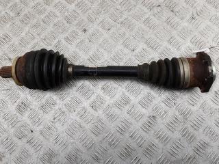 полуось передняя левая (приводной вал, ШРУС) Skoda Fabia 2 поколение (5J) 2009, 1.2 л., бензин, МКПП, серый, хетчбэк 5 дв., 6Q0407271DD
