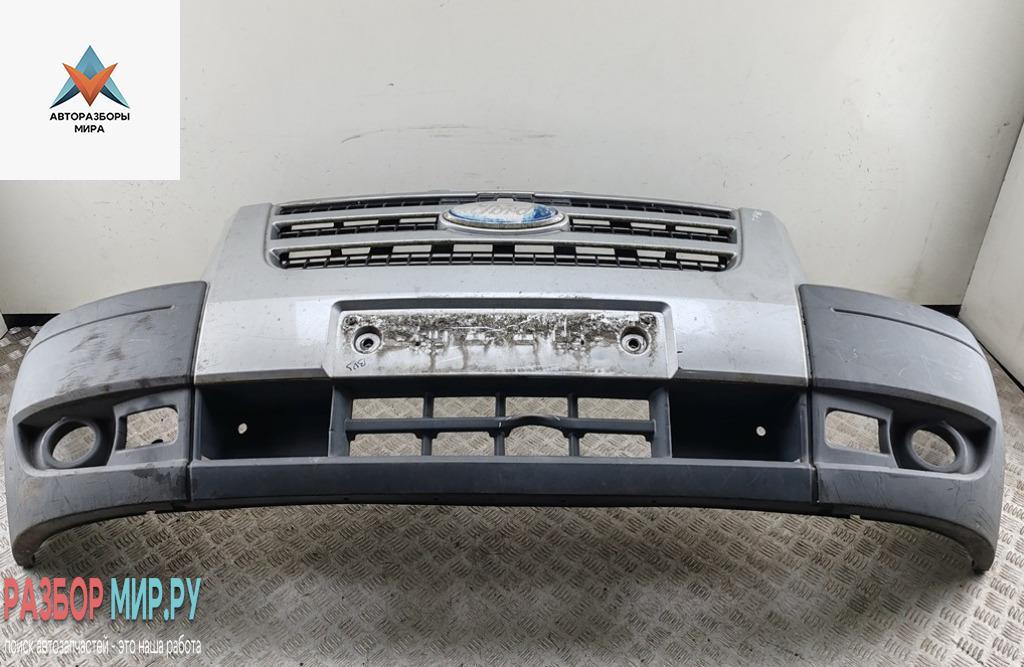 бампер передний Ford Transit 7 поколение 2009, дизель, серый, микроавтобус, 6C1117K819G - фото №1