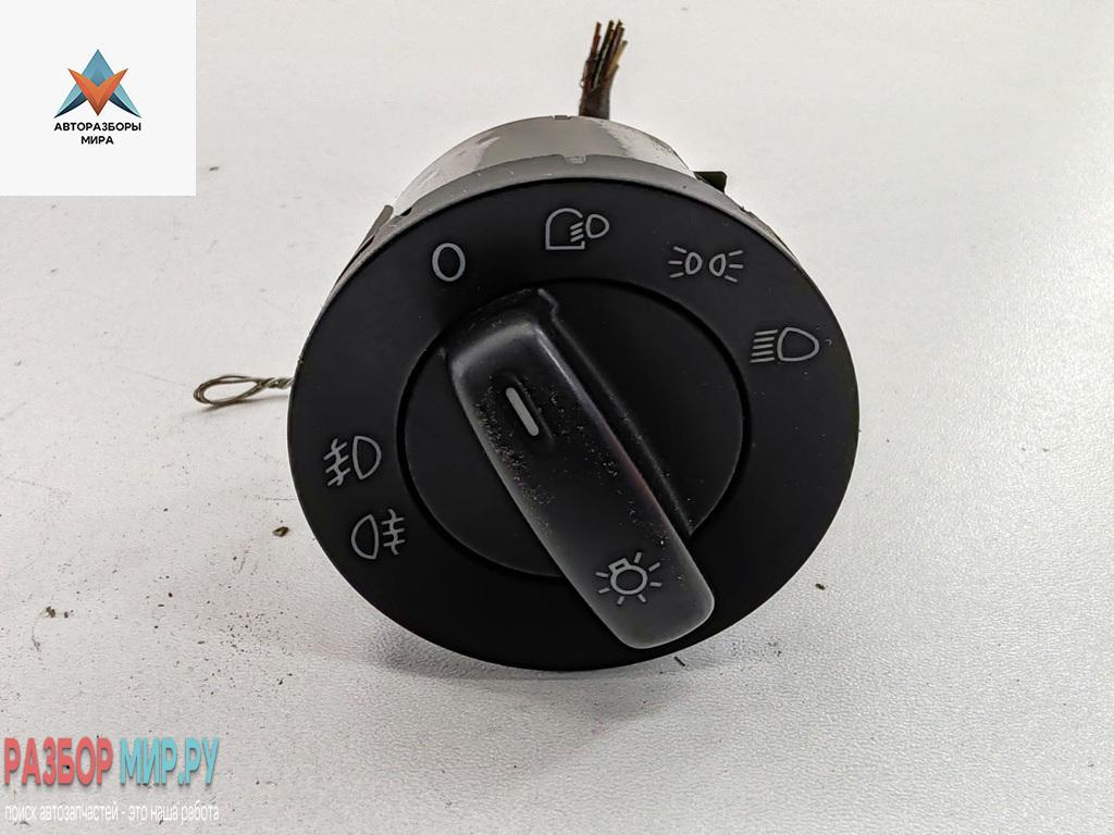 переключатель света Volkswagen Passat B6 2007, 2.0 л., дизель, МКПП, чёрный, универсал, 1K0941431N - фото №1