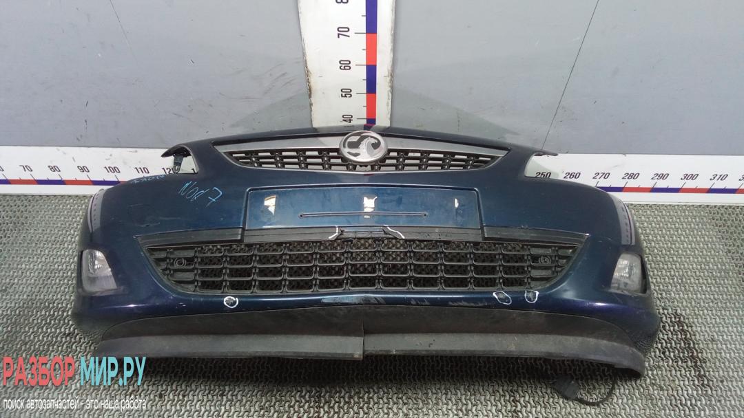 бампер передний Opel Astra J 2010, 1.6 л., бензин, МКПП, хетчбэк 5 дв. - фото №1