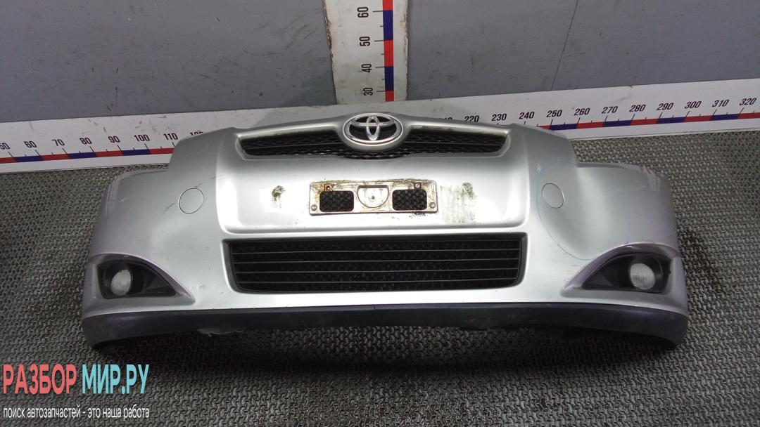 бампер передний Toyota Auris 1 поколение 2007, 1.4 л., бензин, МКПП, хетчбэк 5 дв. - фото №1