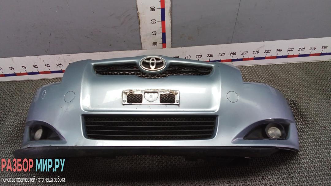 бампер передний Toyota Auris 1 поколение 2007, 1.6 л., бензин, МКПП, хетчбэк 5 дв. - фото №1