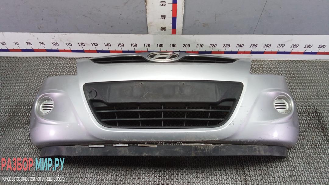 бампер передний Hyundai i20 PB 2009, 1.2 л., бензин, МКПП, хетчбэк 5 дв. - фото №1