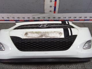 бампер передний Hyundai i10 1 поколение [рестайлинг] 2012, 1.2 л., бензин, МКПП, хетчбэк 5 дв.