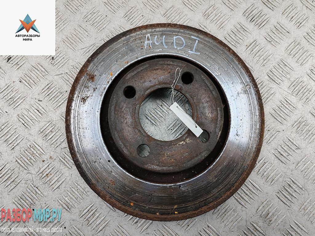 диск тормозной передний Audi 80 8C/B4 1994, 1.6 л., бензин, МКПП, синий, универсал - фото №1