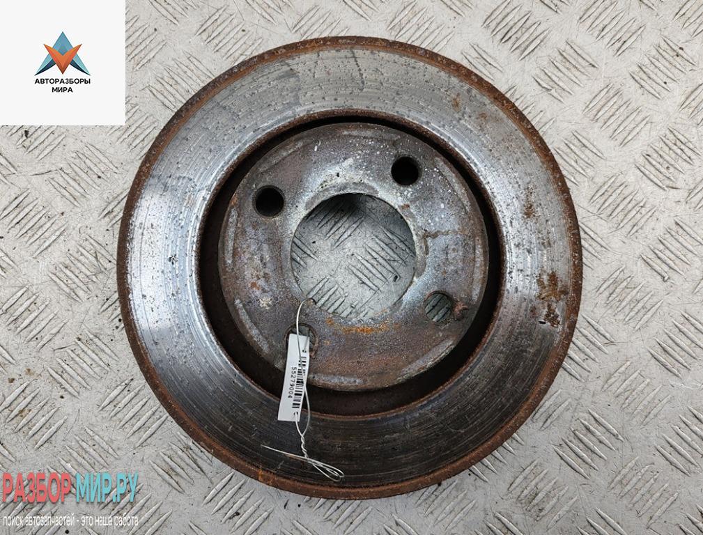 диск тормозной передний Audi 80 8C/B4 1994, 1.6 л., бензин, МКПП, синий, универсал - фото №1