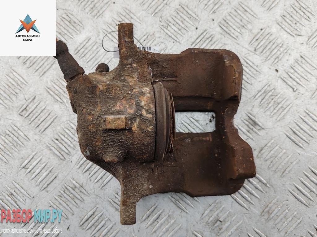 суппорт передний левый Audi 80 8C/B4 1994, 1.6 л., бензин, МКПП, синий, универсал - фото №1