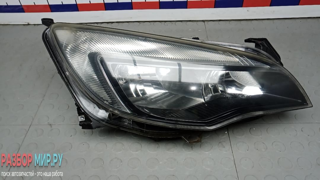 фара правая Opel Astra J 2010, 1.6 л., бензин, МКПП, хетчбэк 5 дв. - фото №1