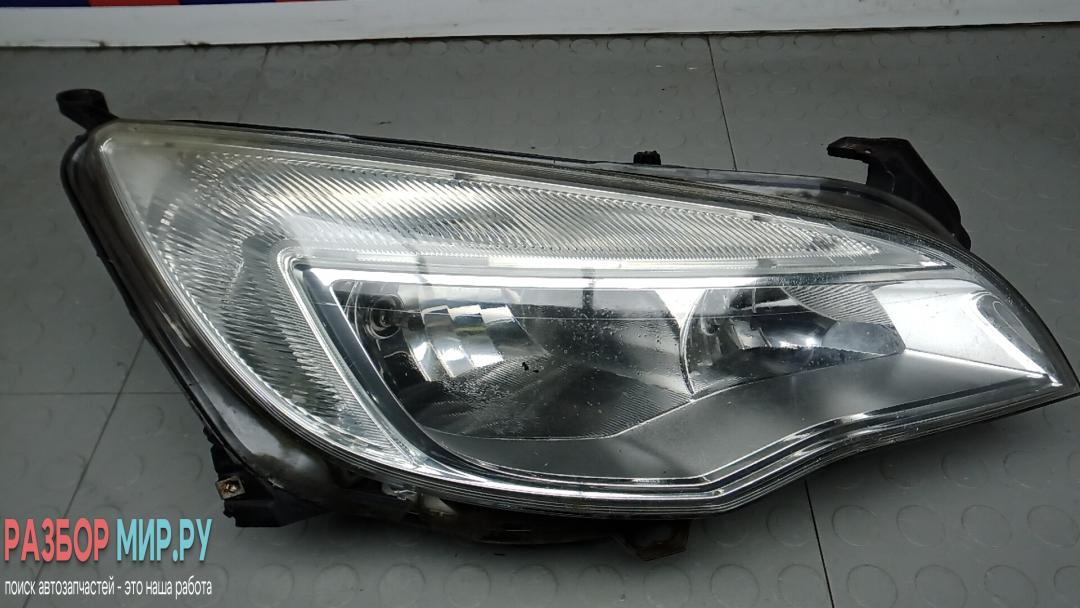 фара правая Opel Astra J 2010, 1.6 л., бензин, МКПП, хетчбэк 5 дв. - фото №1