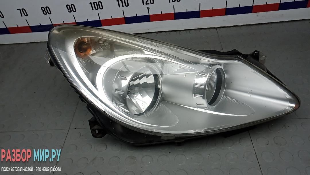 фара правая Opel Corsa D 2007, 1.4 л., бензин, МКПП, хетчбэк 5 дв. - фото №1