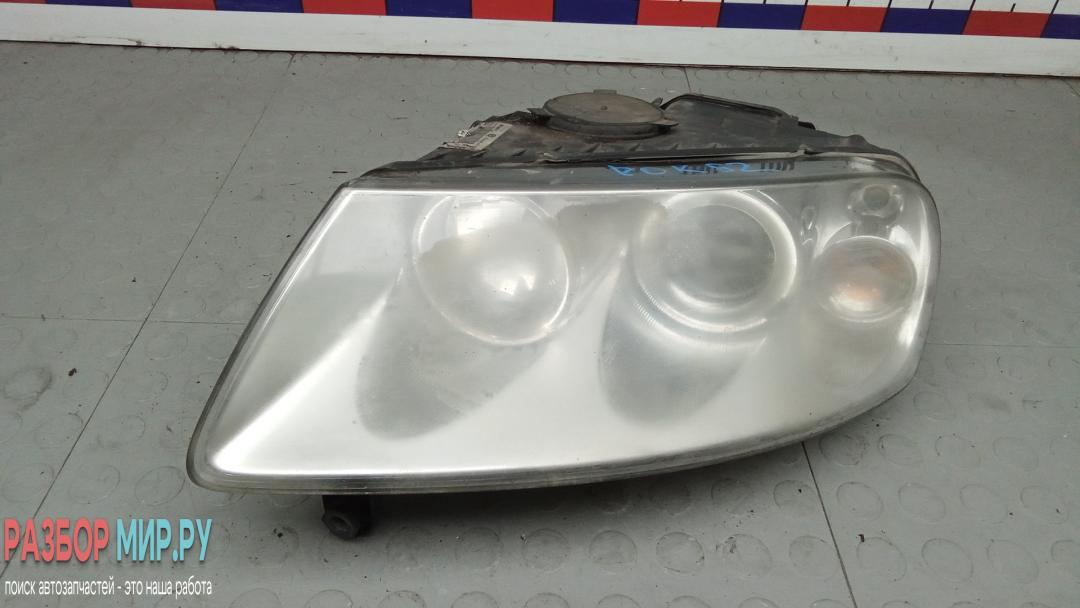 фара левая Volkswagen Touareg 1 поколение 2006, 2.5 л., дизель, МКПП, внедорожник 5 дв. - фото №1