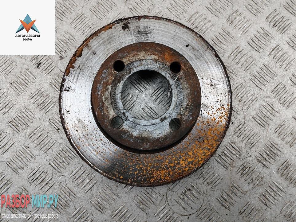 диск тормозной передний Audi 80 8C/B4 1991, 2.0 л., бензин, МКПП, серый, седан - фото №1