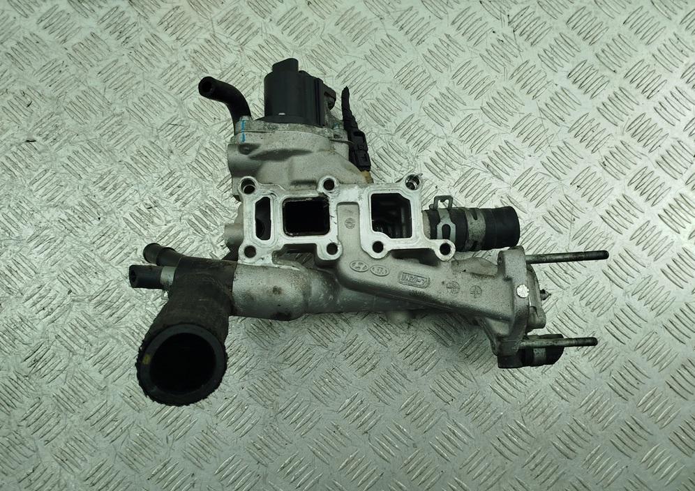 клапан EGR Kia Sorento 3 поколение 2016, 2.2 л., дизель, АКПП, серый, внедорожник 5 дв., 284102F600 - фото №1