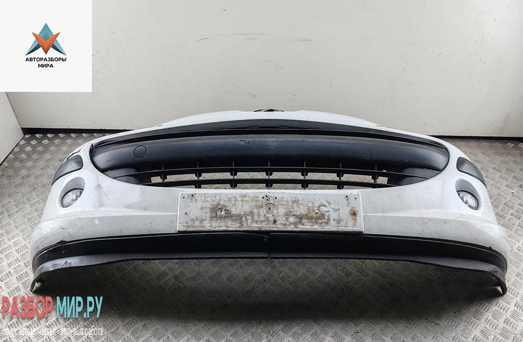 бампер передний Peugeot 207 1 поколение 2008, дизель, белый, универсал, 9649581380 - фото №1