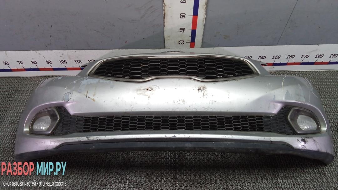 бампер передний Kia Ceed 2 поколение 2012, 1.6 л., дизель, МКПП, хетчбэк 5 дв. - фото №1