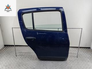 дверь сдвижная Dacia (Renault) Sandero I 2009, синий, хетчбэк 5 дв.