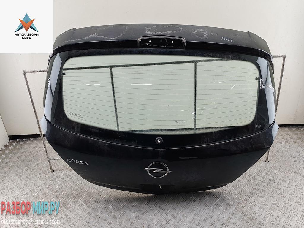 крышка багажника Opel Corsa D 2009, чёрный, хетчбэк 5 дв. - фото №1