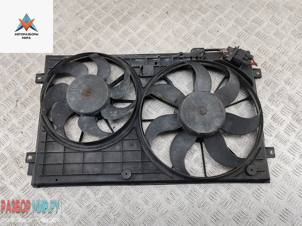 вентилятор радиатора Volkswagen Caddy 3 поколение 2006, 1.9 л., дизель, МКПП, красный, фургон, 1K0121207T - фото №1