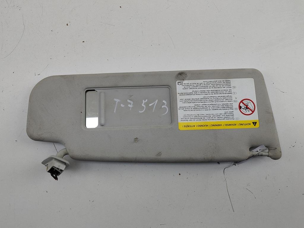 козырек солнцезащитный Volkswagen Passat B6 2007, 2.0 л., дизель, МКПП, чёрный, универсал, 3C0857552