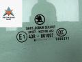 стекло двери передней левой Skoda Fabia 2 поколение (5J) 2009, 1.2 л., бензин, МКПП, серый, хетчбэк 5 дв., 43R001057 - фото №2