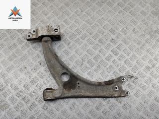 рычаг передний левый Volkswagen Passat B6 2007, 2.0 л., дизель, МКПП, чёрный, универсал