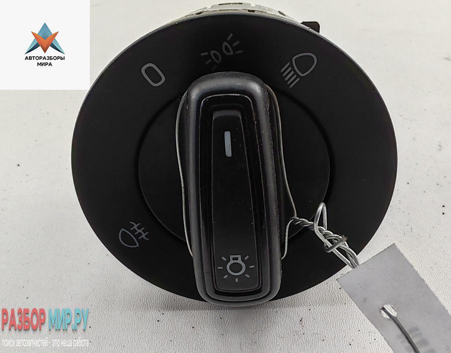 переключатель света Skoda Fabia mk3 (NJ) 2015, 1.2 л., бензин, МКПП, белый, универсал, 5E0941431G - фото №1