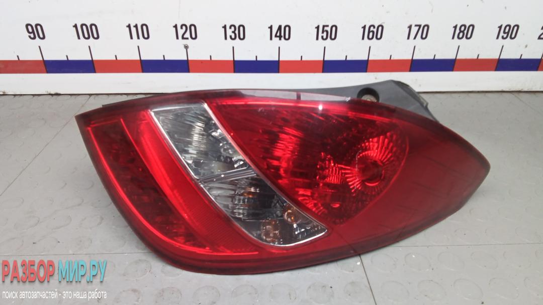 фонарь задний правый Hyundai i20 PB 2009, 1.2 л., бензин, МКПП, хетчбэк 5 дв. - фото №1