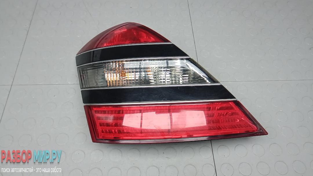фонарь задний левый Mercedes-Benz S-Класс W221 2007, 3.5 л., S350, бензин, АКПП, седан - фото №1